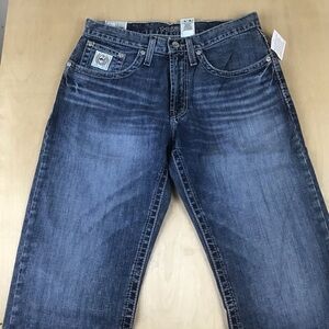 Cinch Mens White Label Dark Stonewashed Jeans Sz 31x34 MB92834045